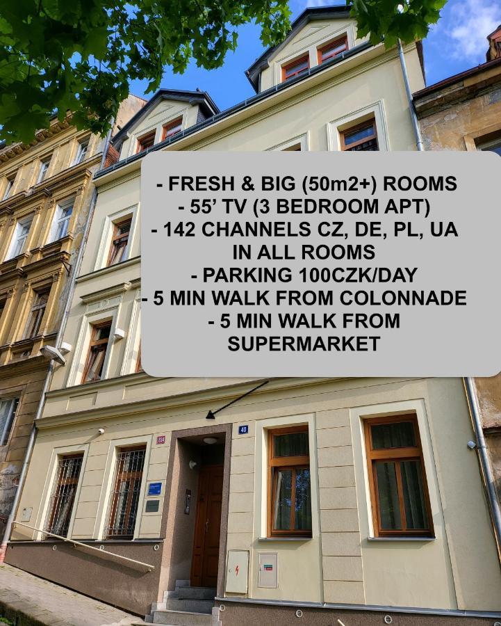 Excellent Apartments In Spa City Center 5 Min Walk From The Colonnade Karlovy Vary Kültér fotó